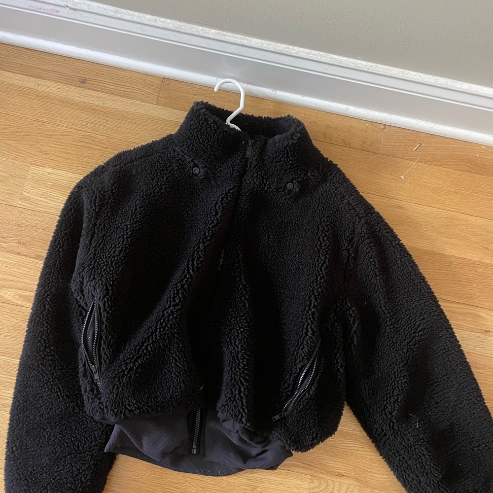 Alo black Sherpa jacket